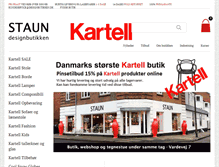 Tablet Screenshot of designbutikken.dk